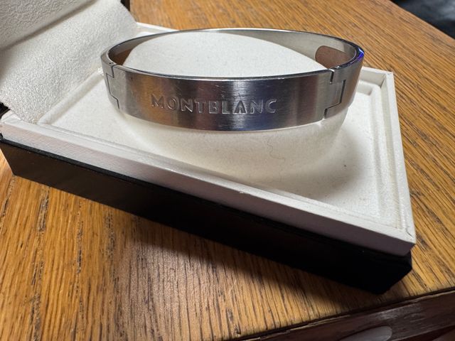 Montblanc M Pulsera Rígida de Acero