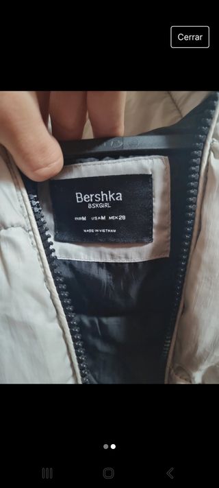 Abrigo Bershka niña mujer 