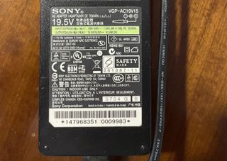 Cargador Alimentador SONY VGP-AC19V15 VAIO