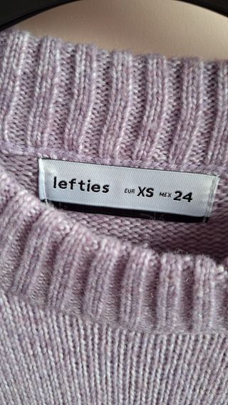 Jersey de lana violeta