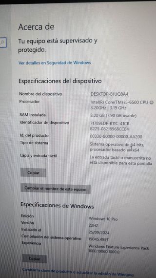 Pc sobremesa - HP ProDesk 400 G4