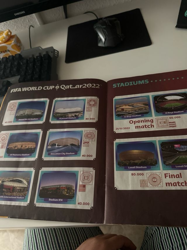 Album panini Mundial Qatar 2022