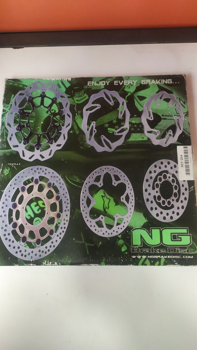 DISCO DE FRENO DELANTERO HONDA marca NG