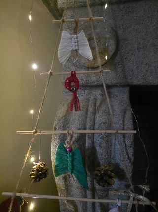 Macrame  Decorazioni Natale natalizi Boho  Rustico
