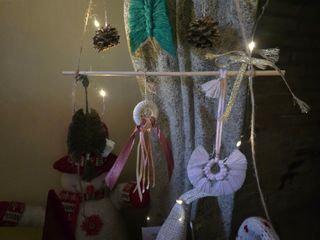 Macrame  Decorazioni Natale natalizi Boho  Rustico