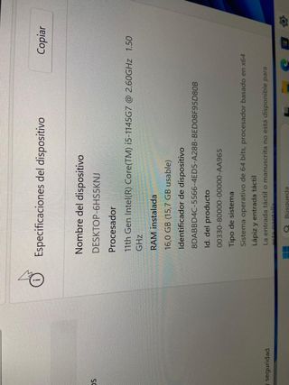 DELL 7320 I5 16 RAM 256 SSD