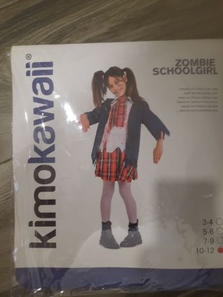 Disfraz chica zombi