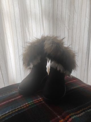 Botines negros de invierno,talla38