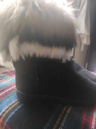 Botines negros de invierno,talla38