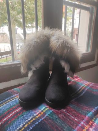 Botines negros de invierno,talla38