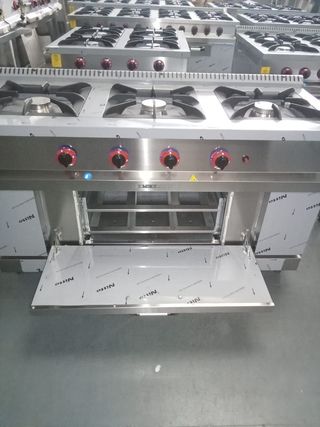 cocina con horno 3 fuegos 