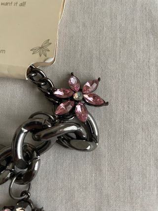 Pulsera colgantes flores