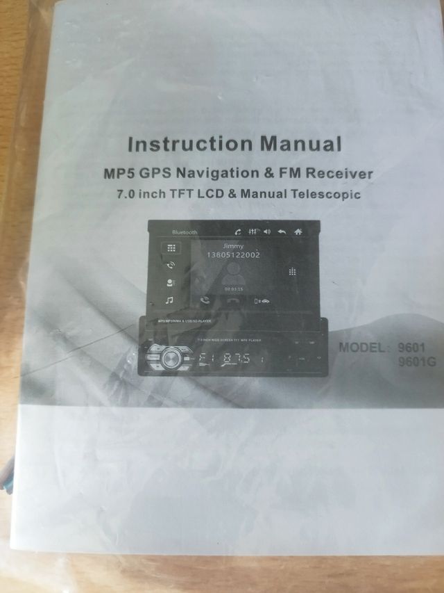 Radio con pantalla para coche