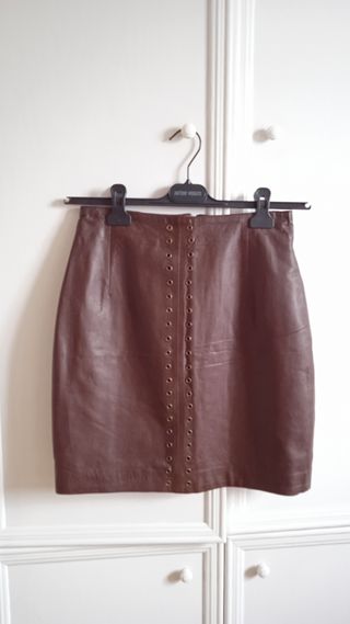 Traje PIEL NUEVO falda y chaleco T.M.