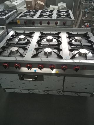 cocina 6 fuegos con horno