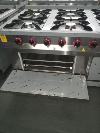 cocina 6 fuegos con horno
