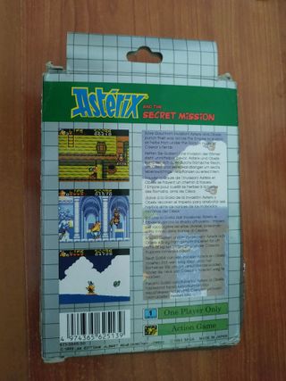 Juego game gear Asterix secret mission