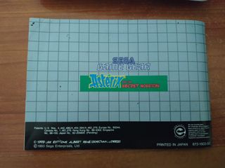 Juego game gear Asterix secret mission