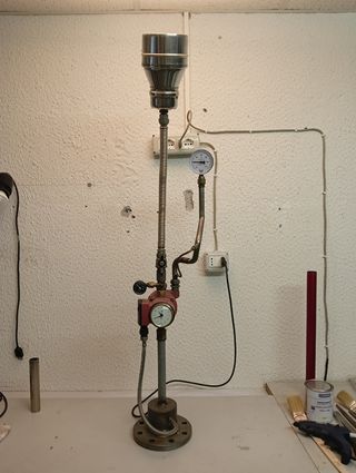 Lampada artigianale mod "Idraulica"