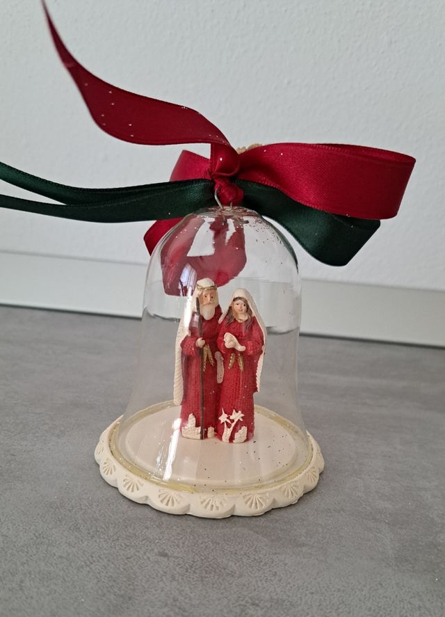 Campana natalizia nuova con cartellino 