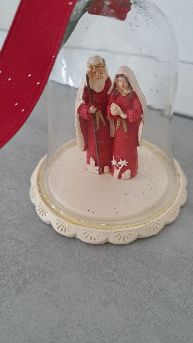 Campana natalizia nuova con cartellino 