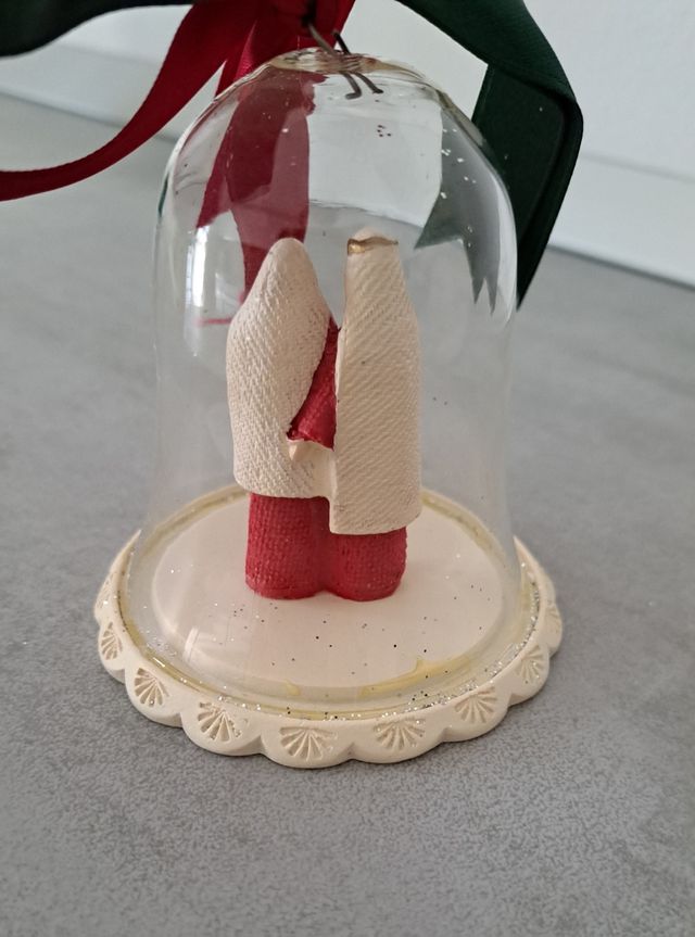 Campana natalizia nuova con cartellino 