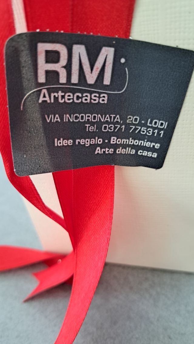 Campana natalizia nuova con cartellino 