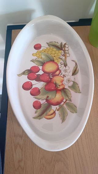 Vassoio, piatto frutta in ceramica 40 cm
