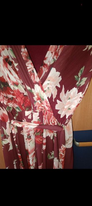 Vestido corto estampado floral