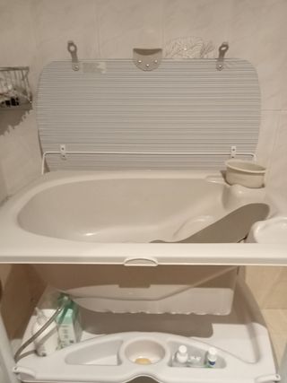 Bañera y cambiador bebé 
