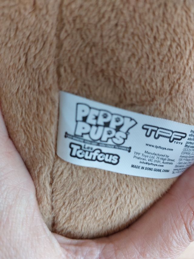 Peppy Pups peluche perrito camina conmigo