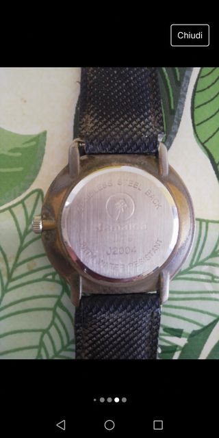 Orologio da polso vintage Jamaica anni 90