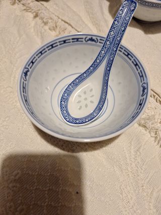 Cuencos de porcelana