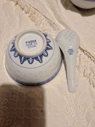 Cuencos de porcelana
