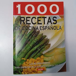 Libro 1000 recetas de cocina española