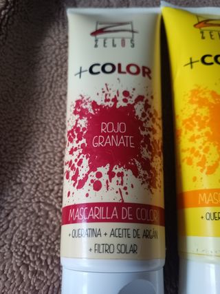 Mascarillas de color ZELOS/ CRAZY COLOR