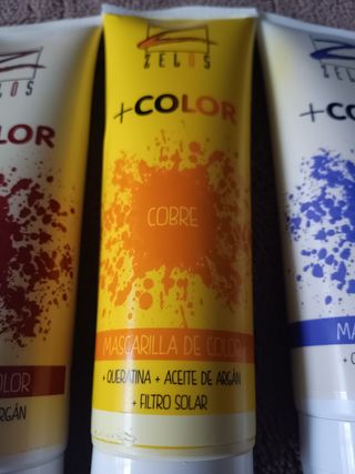 Mascarillas de color ZELOS/ CRAZY COLOR