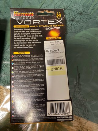 Dardos Harrows Vortex Gold