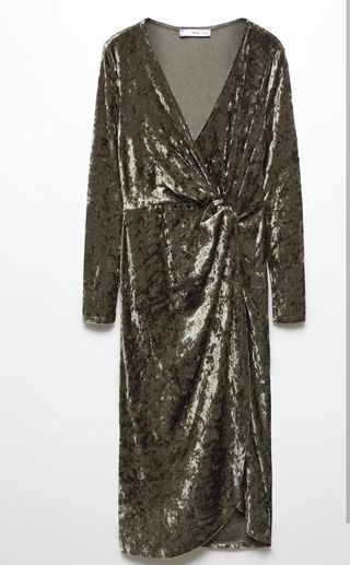 Vestido de Mango terciopelo 