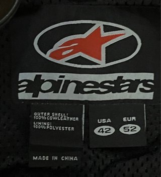 Mono de piel ALPINESTARS.