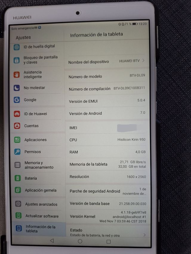 Tablet huawei mediapad m3 32gb