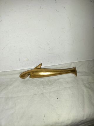 Antiguo abridor náutico bronce tiburón