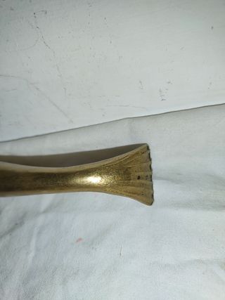 Antiguo abridor náutico bronce tiburón