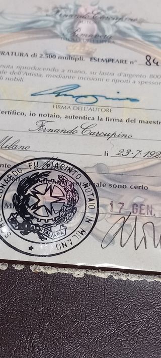 Quadro in argento LA.PRIMAVERA a tiratura limitata