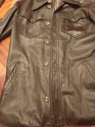 Chaqueta cuero vintage