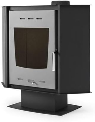 Estufa de leña tipo rincon rinconera