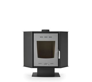 Estufa de leña tipo rincon rinconera