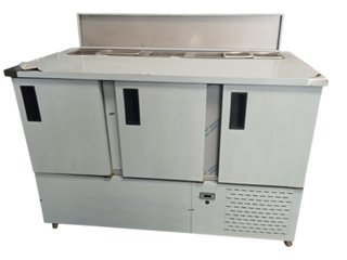 MESA ENSALADERA ACERO INOXIDABLE