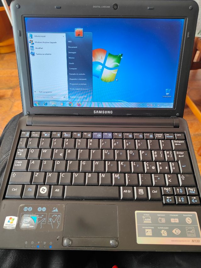 PC Samsung n130 funziona perfettamente 