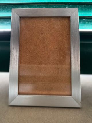 3 cornici 15 x 20 cm legno dipinto grigio 